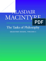 MAcintyre the Tasks of Philosophy