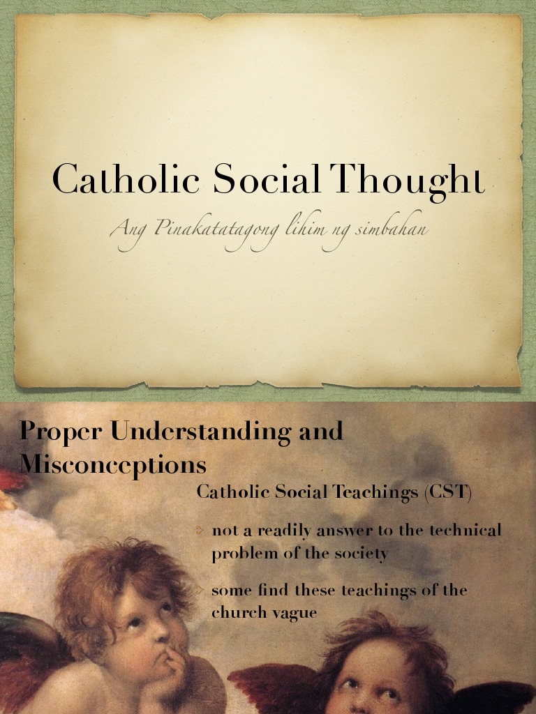 Catholic Social Thought Explained | PDF | Catholic Church | Christian Belief And Doctrine
