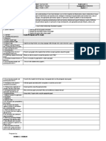 Daily Lesson Log in English 8 School Grade Level Teacher Learning Area Teaching Dates and Time Quarter