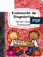 Evaluacion Diagnostica Tercero Preescolar