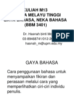 Kuliah M13 Gaya Bahasa, Neka Bahasa