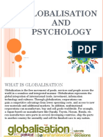 Globalisation AND Psychology: Oindrila Paul