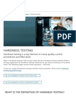 Hardness Testing Insight