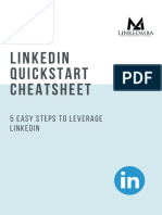 LinkedIn Quickstart Cheatsheet