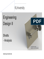 Engineering Design II: Shafts - Analysis