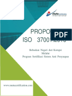 Proposal ISO 37001:2016: Bebaskan Negeri Dari Korupsi Melalui Program Sertifikasi Sistem Anti Penyuapan