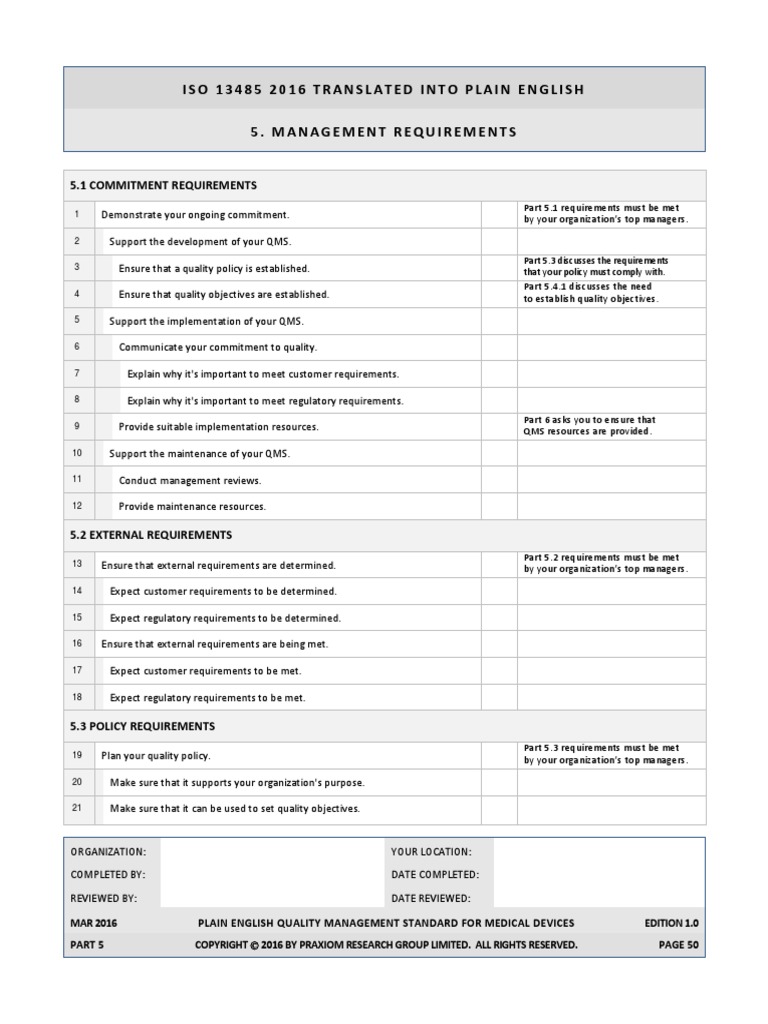 Iso 13485 Sample5 | PDF | Quality Management System | Business