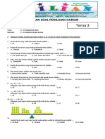 Soal Tematik Kelas 3 SD Tema 3 Subtema 1 Perubahan Wujud Benda Dan Kunci Jawaban