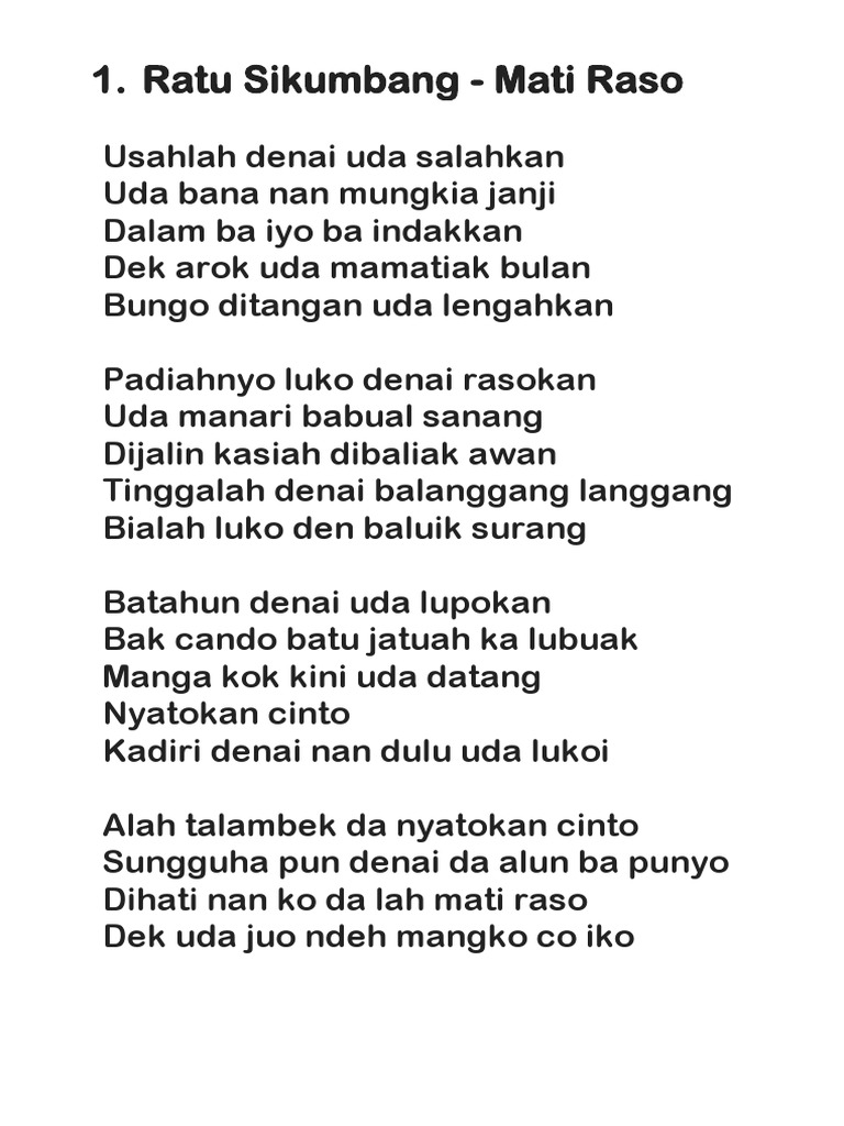 Judul Lagu Pdf