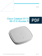 Cisco Catalyst 9115 Series Wi-Fi 6 Access Points: Data Sheet