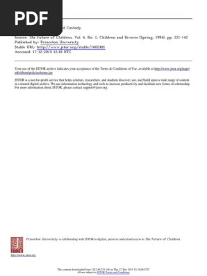 Kelly JB. the Determination of Child Custody