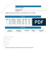 Consumer Details and Bills for Selvam