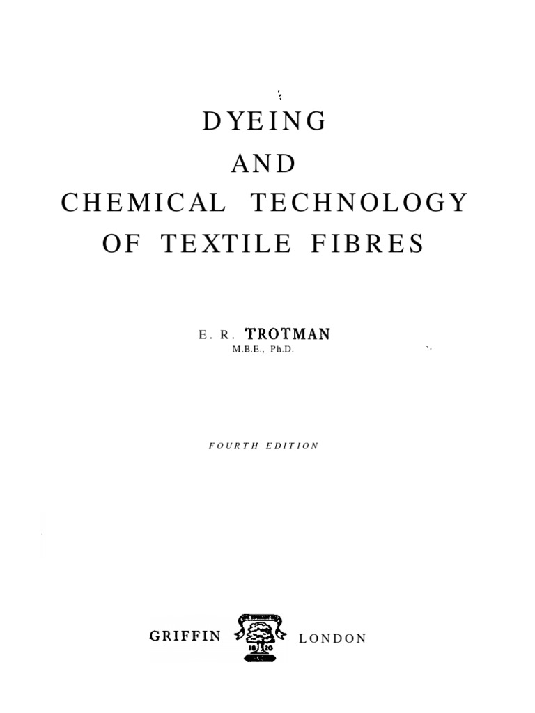 Dyeing And Chemical Technology Of Textile Pdf Pdf Dye Yarn