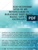 4Ps Beneficiaries in Barangay