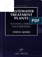 Waste Water Treatment Plants Planning Design and Operation Second Edition by Syed R Qasim PDF