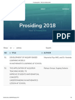 Prosiding 2018 Conference Proceedings