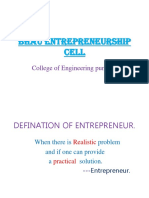 Bhau Entrepreneurship Cell: College of Engineering Pune-05