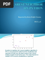 K-Nearest Neighbor On Python Ken Ocuma