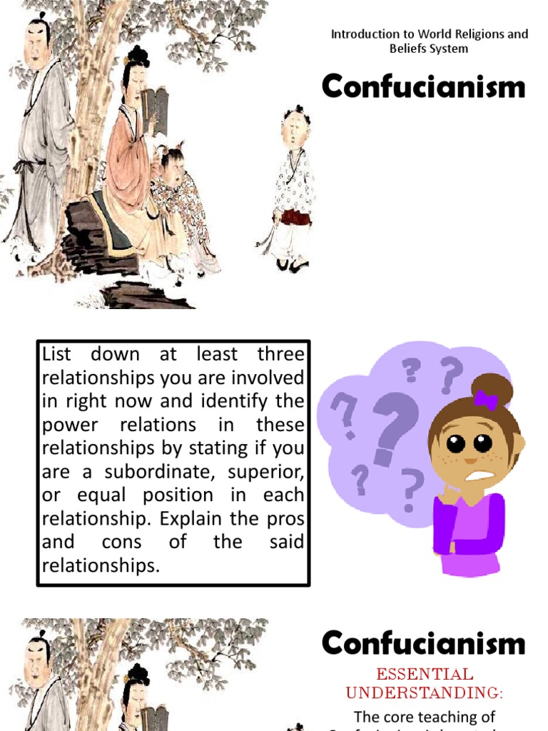 Intro To Confucianism Pdf Confucianism Confucius