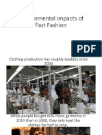 Environmental Impacts of Fast Fashion