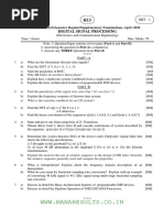 DIGITAL SIGNAL PROCESSING R13 PREVIOUS PAPERS