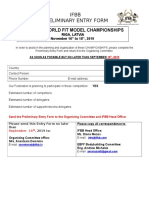 Ifbb Preliminary Entry Form: 2019 Ifbb World Fit Model Championships