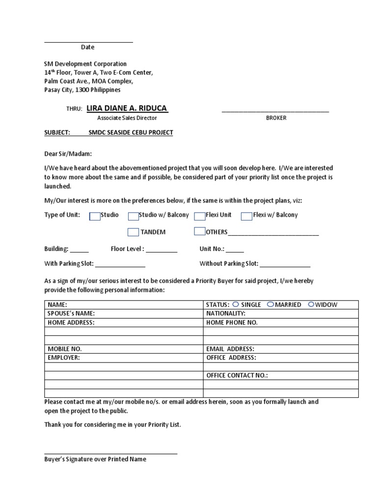 Loi Format | PDF