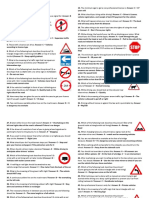 LTO REVIEWER: DRIVING RULES AND ROAD SIGNS