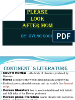 Please Look After Mom: BY: Kyung-Sook Shin