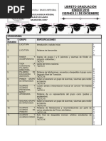 Libreto Graduación Kinder 2018