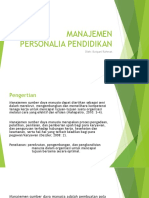 Manajemen Personalia Pendidikan PDF