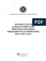 01 128 Instructiuni Prezidentiale 2019 Romana