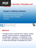 Computer Security: Principles and Practice: Chapter 5: Malicious Software