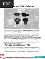 Sensor TPS: Función, Ubicación y Fallas | PDF | Acelerador | Sensor