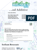 Kelompok 5 Toksin Food Additives