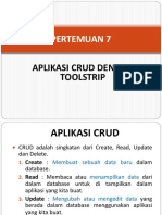 Aplikasi CRUD dengan Toolstrip