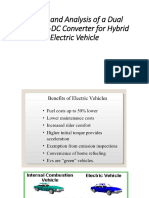 Design and Analysis of A Dual Input DC-DC Converter For Hybrid Electric Vehicle