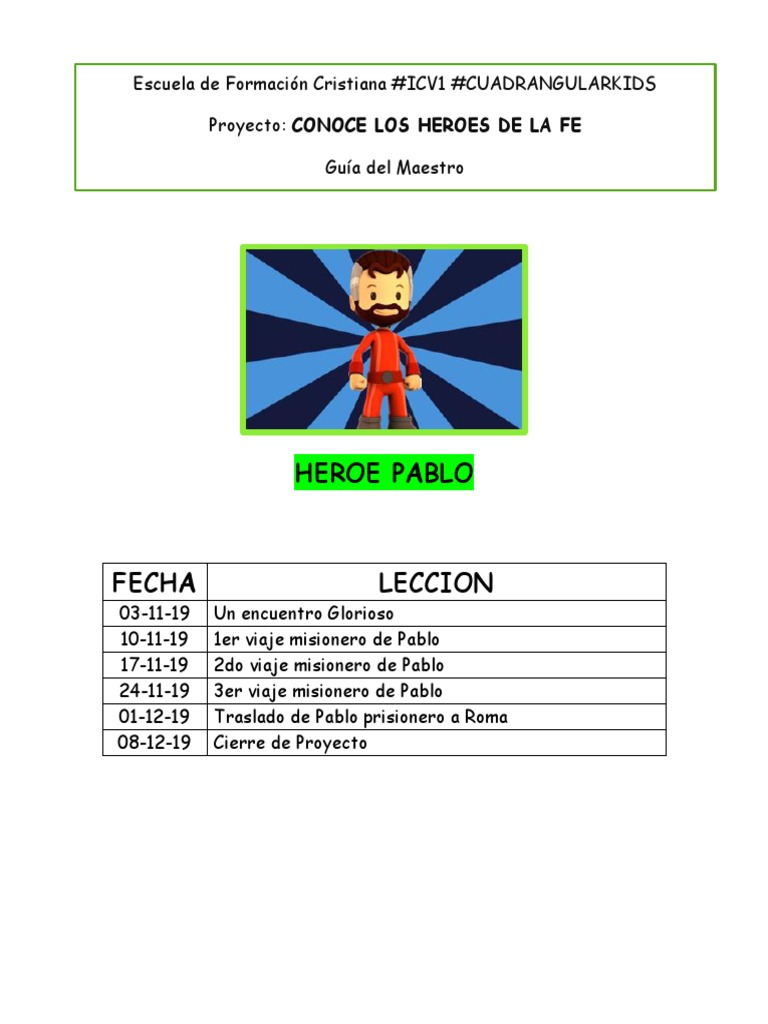 Proyecto Pablo Completo PDF | PDF | Bernabé | Pablo el apóstol