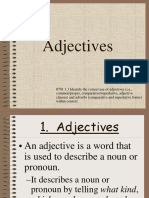 Adjectives-PowerPoint Grade 7