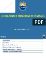 Rehabilitation & Retrofitting of Structures: 4th September, 2019