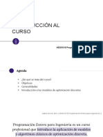 1 - Introducción A Los Modelos de Optimización Discretos