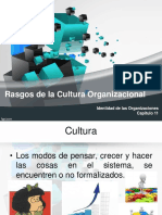 Rasgos de La Cultura Organizacional