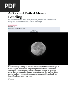 Second Failed Moon Landing