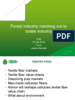 Forest Industry Reaching Out To Textile Industry 2018 09 27 PDF