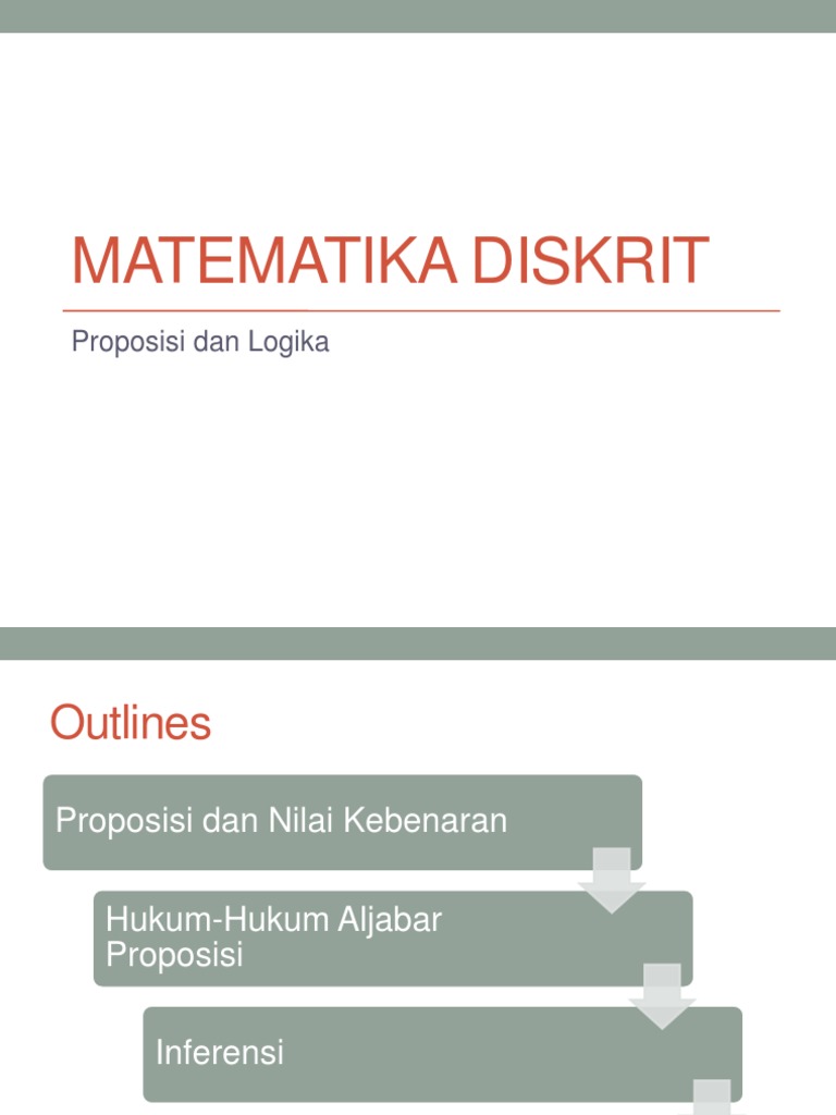 Proposisi Dan Logika-1 | PDF