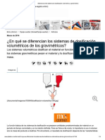 Sistemas de Dosificación