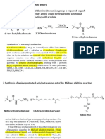 I. SYNTHESIS OF Poly (Beta-Amino Ester)