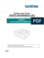 Parts Reference List: Model: HL-2140/2142/2150N/2170W