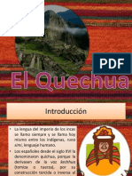 Exposicion Quechua