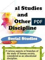 Social Studies and Other Disciplines